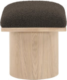 Pavilion Stool - Luxurious Boucle Fabric Bench with Art Deco Design for Stylish Seating Solutions