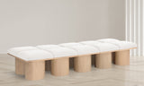 Pavilion Bench - Luxurious Channel-Tufted Design with Art Deco Style for Entryway or Bedroom Decor