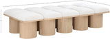 Pavilion Bench - Luxurious Channel-Tufted Seat with Art Deco Design for Stylish Entryway Seating