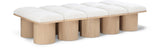Pavilion Bench - Luxurious Channel-Tufted Seat with Art Deco Design for Stylish Entryway Seating