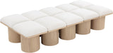 Pavilion Bench - Luxurious Channel-Tufted Seat with Art Deco Design for Stylish Entryway Seating