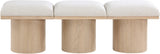 Pavilion Bench: Luxurious Channel-Tufted Seating with Art Deco Design for Entryway or Bedroom Style