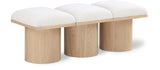 Pavilion Bench: Luxurious Channel-Tufted Seat with Art Deco Design for Stylish Home Seating Solutions