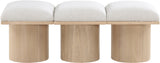 Pavilion Bench: Luxurious Channel-Tufted Seat with Art Deco Design for Stylish Home Seating Solutions