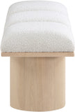 Pavilion Bench: Luxurious Channel-Tufted Seat with Art Deco Design for Stylish Home Seating Solutions