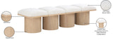 Pavilion Bench: Stylish Art Deco Design with Luxurious Cushioning for Entryway or Bedroom Seating