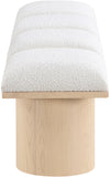 Pavilion Bench: Stylish Art Deco Design with Luxurious Cushioning for Entryway or Bedroom Seating