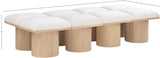 Pavilion Bench - Luxurious Channel-Tufted Seating with Art Deco Design for Stylish Home Decor