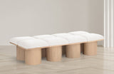 Pavilion Bench - Luxurious Channel-Tufted Seating with Art Deco Design for Stylish Home Decor