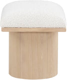 Pavilion Stool - Luxurious Boucle Fabric Bench with Art Deco Design for Stylish Seating Solutions