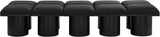 Pavilion Elegant Boucle Fabric Bench - Art Deco Design with Luxurious Cushion for Stylish Seating