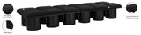 Pavilion Stylish Boucle Fabric Bench – Art Deco Design with Luxurious Cushion for Modern Spaces