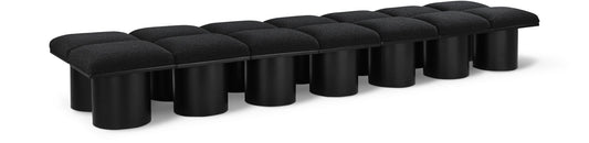 Pavilion Luxurious Boucle Fabric Bench – Art Deco Style Seating for Entryway, Bedroom & Beyond