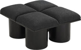 Pavilion Elegant Boucle Fabric Bench – Luxurious Seating with Art Deco Flair for Any Room Decor