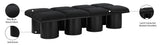 Pavilion Elegant Boucle Fabric Bench - Stylish Art Deco Seating for Entryway, Bedroom & Beyond