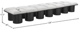 Pavilion Luxurious Boucle Fabric Bench – Art Deco Style Seating for Entryway, Bedroom & Beyond