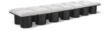 Pavilion Luxurious Boucle Fabric Bench – Art Deco Style Seating for Entryway, Bedroom & Beyond