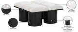 Pavilion Elegant Boucle Fabric Bench – Luxurious Seating with Art Deco Flair for Any Room Decor