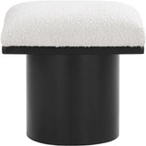 Pavilion Stool - Stylish Art Deco Boucle Fabric Bench with Luxurious Cushion for Any Space