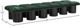 Pavilion Stylish Boucle Fabric Bench – Art Deco Design with Luxurious Cushion for Modern Spaces
