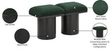 Pavilion Elegant Boucle Fabric Bench with Art Deco Style, Luxurious Cushion, and Versatile Design