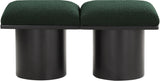 Pavilion Elegant Boucle Fabric Bench with Art Deco Style, Luxurious Cushion, and Versatile Design