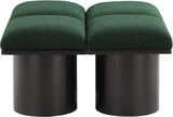 Pavilion Elegant Boucle Fabric Bench – Luxurious Seating with Art Deco Flair for Any Room Decor