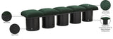 Pavilion Black Boucle Fabric Bench - Luxurious Art Deco Seating for Entryway or Bedroom Style