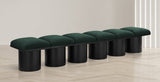 Pavilion Exquisite Boucle Fabric Bench with Art Deco Design - Stylish Seating for Any Space