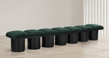 Pavilion Stylish Boucle Fabric Bench - Luxurious Art Deco Design with Plush Cushion Seating