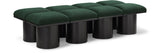Pavilion Elegant Boucle Fabric Bench - Stylish Art Deco Seating for Entryway, Bedroom & Beyond