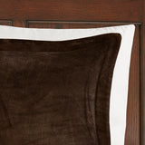 Plush To Sherpa Winter Comforter Set, Brown
