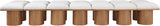 Pavilion Cream Boucle Fabric Bench - Luxurious Art Deco Seating with Oak Veneer and Cushion Comfort