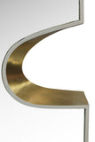 Soleil Mirror - Stylish 28" Art Deco Puzzle-Shaped Design with Glamorous Black and Gold Accents