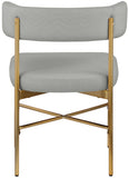 Rivage - Durable Dining Chair With Gold Frame (Set of 2)