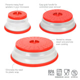 Collapsible Microwave Food Cover - Set of 3