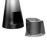Ciarra HOOD TO GO Pro Portable Mini Desktop Range Hood – Kitchen Air Purifier for RV & Small Kitchens CGHTG02MB-OW