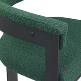 Romeo Dining Chairs - Stylish Set of 2 with Comfortable Curved Backs and Durable Matte Black Frame