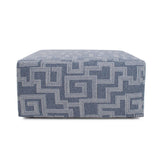 Indoor/Outdoor Universal Square Ottoman Syros Denim