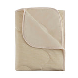 Jersey Knit Cool Touch Down Alternative Throw, Tan