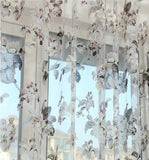Amsterdam - Sheer Curtain Panel -Grey