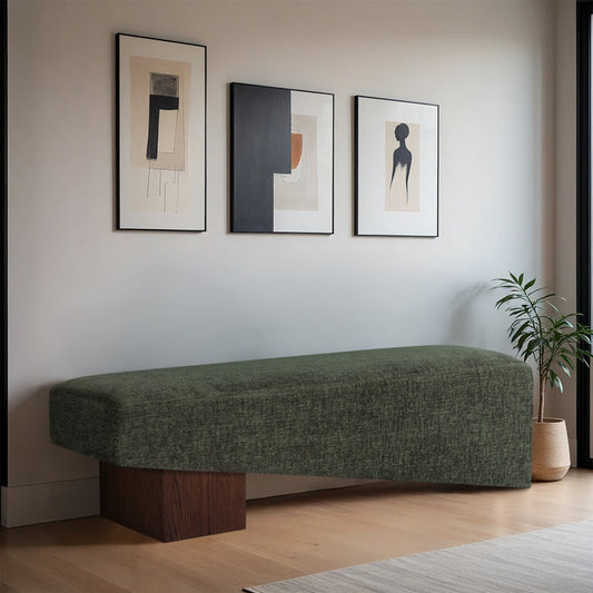Alora Fabric Upholstered Bench