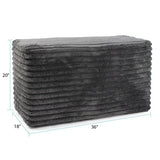 Universal Bench Cover- Shar Pei Charcoal
