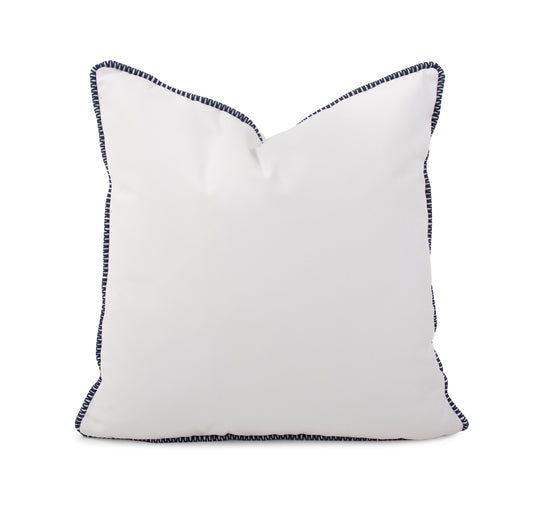 20 x 20 Outdoor Pillow with Dec Cord- Seascape Natural- Poly Insert
