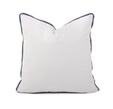 20 x 20 Outdoor Pillow with Dec Cord- Seascape Natural- Down Alternative Insert