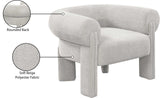 Stefano Accent Chair – Luxurious Curved Back Design, Art Deco Style, Perfect for Comfort & Elegance