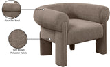 Stefano Accent Chair – Luxurious Curved Back Design, Art Deco Style, Perfect for Comfort & Elegance