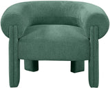 Stefano Accent Chair – Luxurious Curved Back Design, Art Deco Style, Perfect for Comfort & Elegance