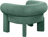 Stefano Accent Chair – Luxurious Curved Back Design, Art Deco Style, Perfect for Comfort & Elegance