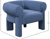 Stefano Accent Chair – Luxurious Curved Back Design, Art Deco Style, Perfect for Comfort & Elegance